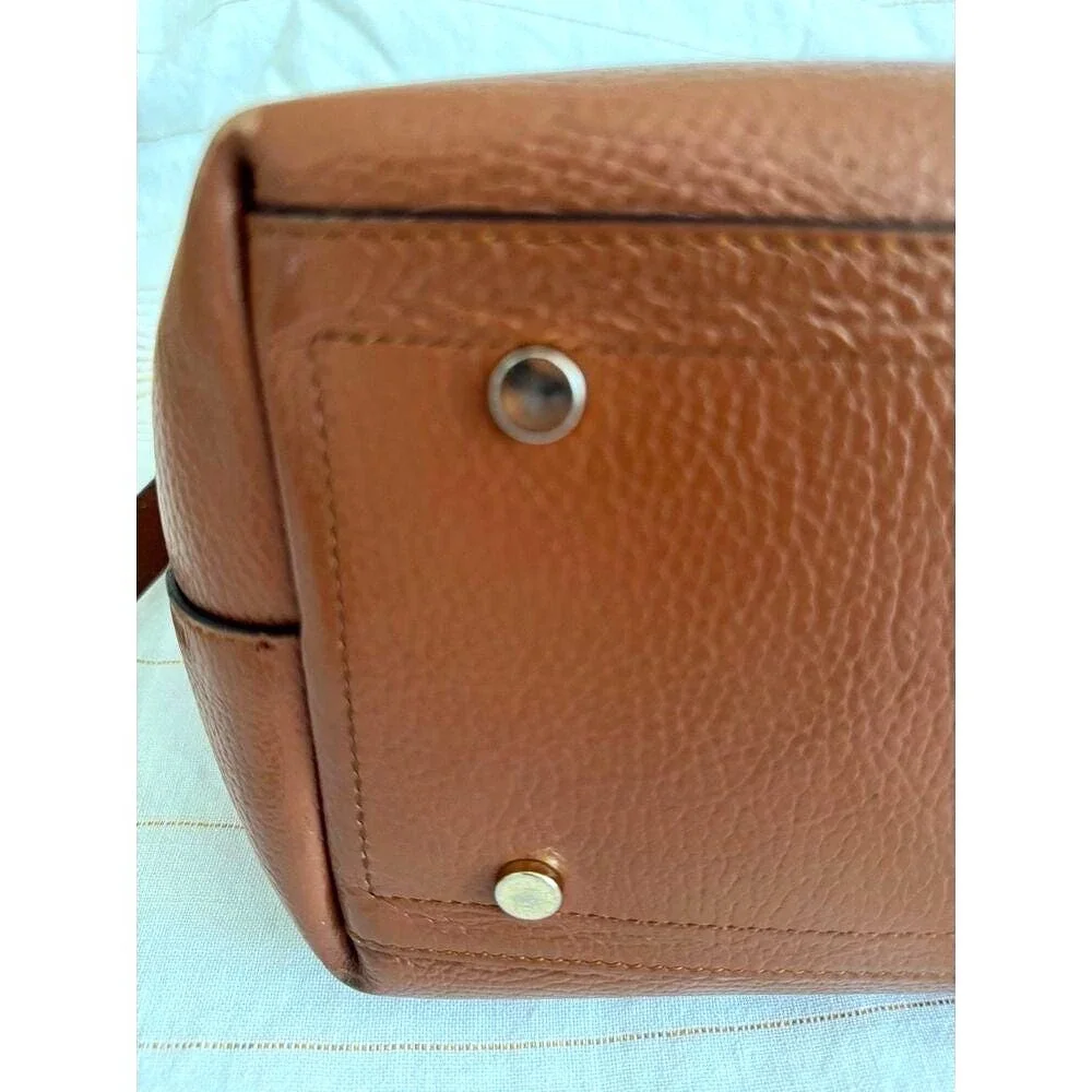 Cuoieria‎ Fiorentina Candy Bucket Bag Cognac Brown Grained Leather